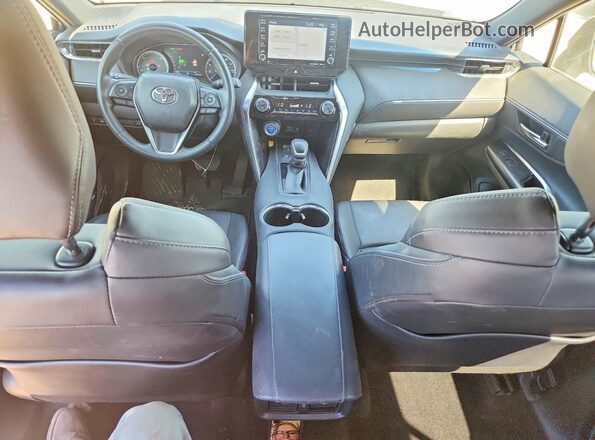 JTEAAAAH5NJ093252 2022 TOYOTA VENZA Blue Vista del salpicadero