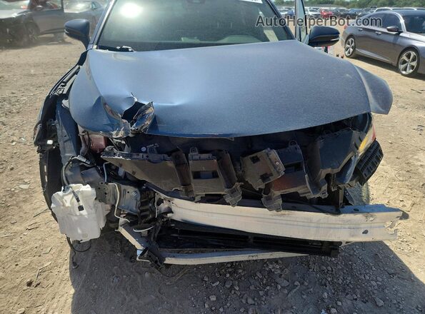 JTEAAAAH5NJ093252 2022 TOYOTA VENZA Blue Vista del compartimento del motor