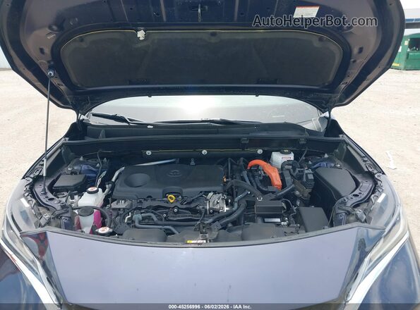 JTEAAAAH6MJ082033 2021 TOYOTA VENZA Dark Blue Вид ззаду