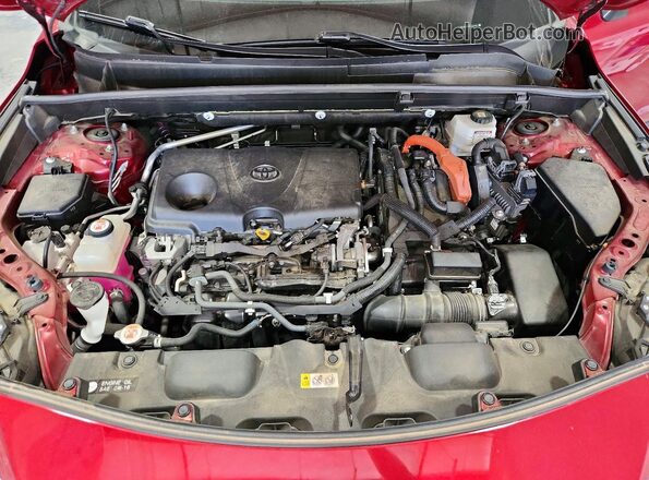 JTEAAAAH7MJ024982 2021 TOYOTA VENZA Красный Вид подкапотного пространства