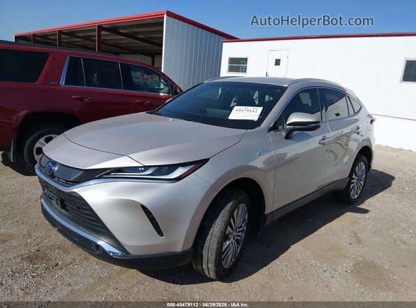 JTEAAAAH7MJ043175 2021 TOYOTA VENZA Silver Առջևի ձախ երեք քառորդ տեսարան