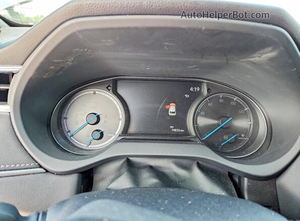 JTEAAAAH7MJ043886 2021 TOYOTA VENZA Синий Вид щитка приборов