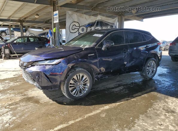 JTEAAAAH8MJ024442 2021 TOYOTA VENZA Blue Вид наклейки з VIN-кодом