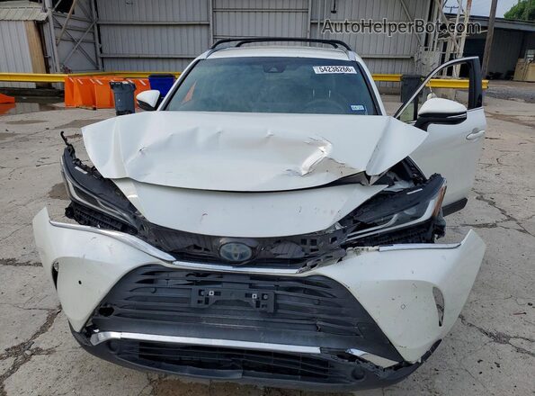 JTEAAAAH8MJ034534 2021 TOYOTA VENZA White Widok wnętrza z tyłu