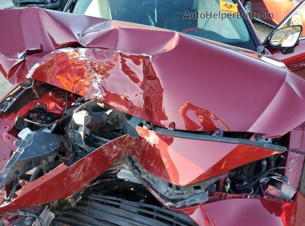 JTEAAAAH8NJ087154 2022 TOYOTA VENZA Burgundy ძრავის განყოფილების ხედი