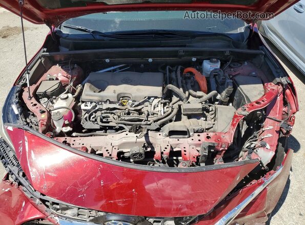 JTEAAAAH9NJ102499 2022 TOYOTA VENZA Red Вид підкапотного простору