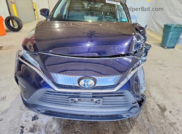 JTEAAAAH9NJ108951 2022 TOYOTA VENZA Blue Widok komory silnika