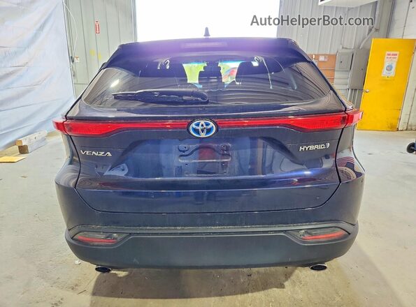 JTEAAAAH9NJ108951 2022 TOYOTA VENZA Blue Widok z tyłu