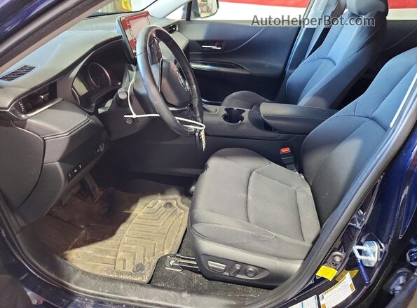 JTEAAAAH9NJ108951 2022 TOYOTA VENZA Blue Widok wnętrza z przodu