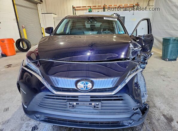 JTEAAAAH9NJ108951 2022 TOYOTA VENZA Blue Widok z przodu