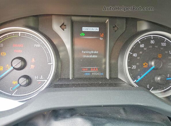 JTEAAAAHXMJ048841 2021 TOYOTA VENZA Белый Вид щитка приборов