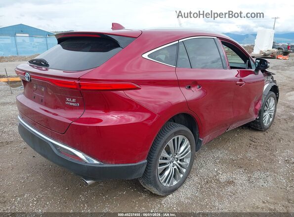 JTEAAAAHXMJ067647 2021 TOYOTA VENZA Red Rear right