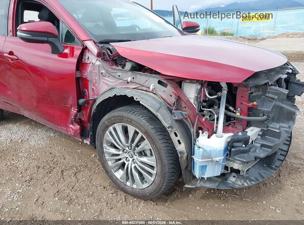 JTEAAAAHXMJ067647 2021 TOYOTA VENZA Red Front view