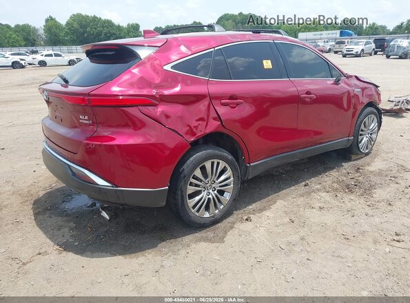 JTEAAAAHXMJ071715 2021 TOYOTA VENZA Maroon Հետևի աջ