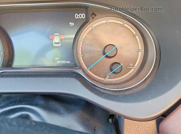 JTEAAAAHXNJ102589 2022 TOYOTA VENZA Black Instrument cluster view
