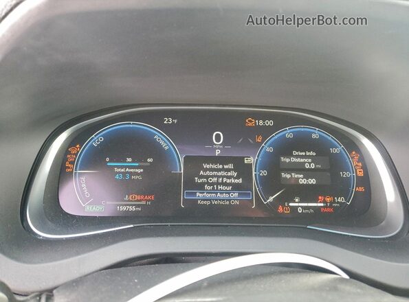 JTEAAAAHXPJ132274 2023 TOYOTA VENZA Silver Instrument cluster view