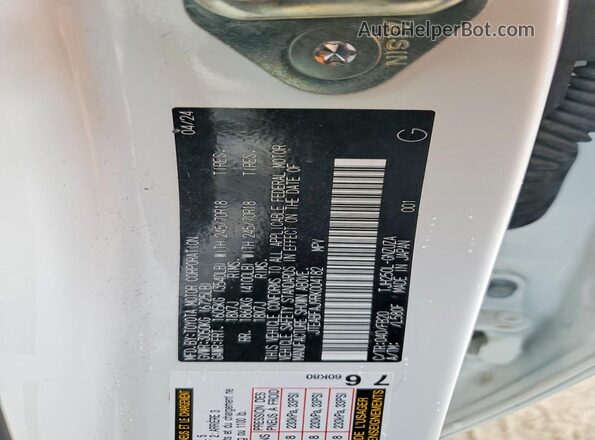 JTEABFAJ9RK004182 2024 TOYOTA LAND White 