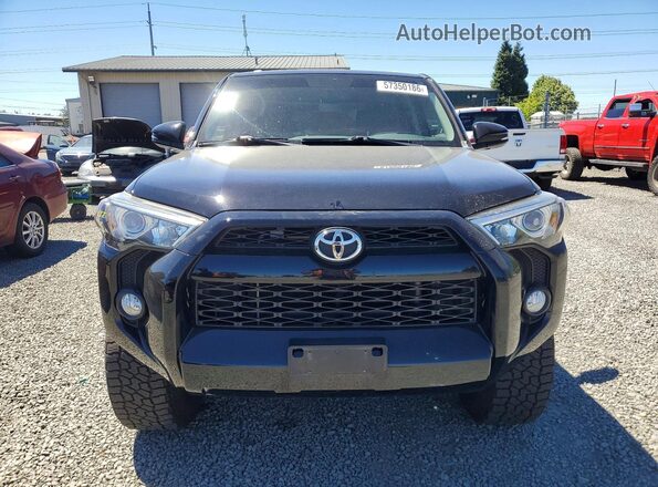 JTEBU5JR0G5384023 2016 TOYOTA 4RUNNER Black Դիմացի տեսք