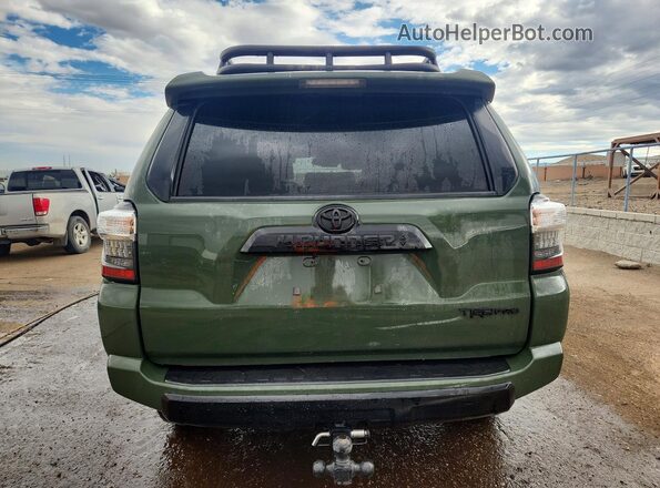 JTEBU5JR1L5784151 2020 TOYOTA 4RUNNER Green Հետևի տեսք