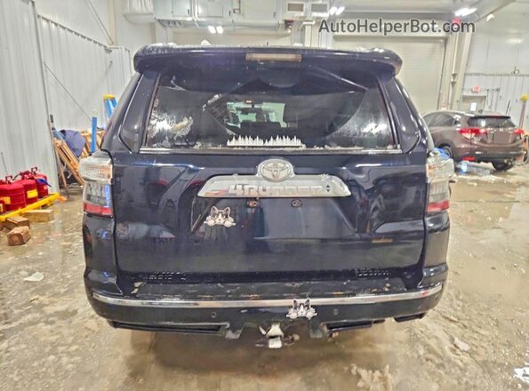 JTEBU5JR2G5345191 2016 TOYOTA 4RUNNER Черный Вид сзади