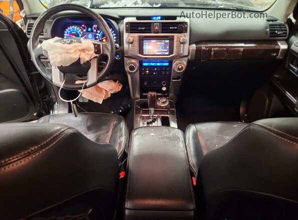 JTEBU5JR2G5345191 2016 TOYOTA 4RUNNER Черный Вид панели приборов