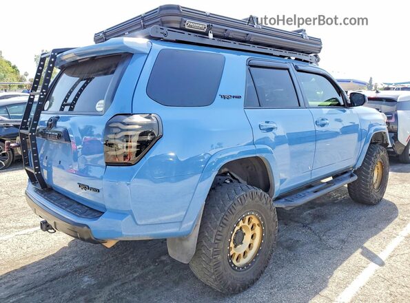 JTEBU5JR2J5544586 2018 TOYOTA 4RUNNER Синий Задняя правая четверть