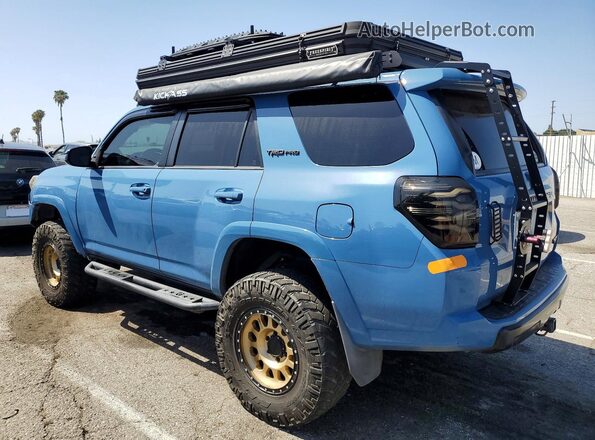 JTEBU5JR2J5544586 2018 TOYOTA 4RUNNER Синий Задняя левая четверть