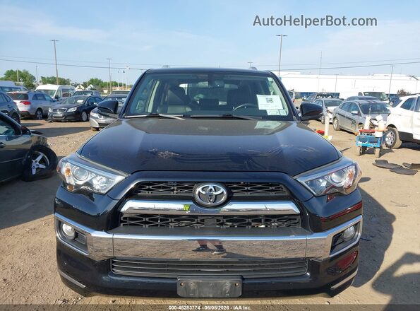 JTEBU5JR2J5554583 2018 TOYOTA 4RUNNER Black Widok zestawu wskaźników
