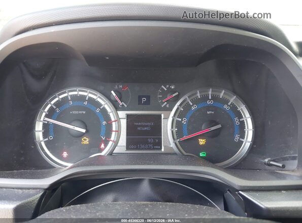 JTEBU5JR2K5665166 2019 TOYOTA 4RUNNER Black Widok tylnych siedzeń
