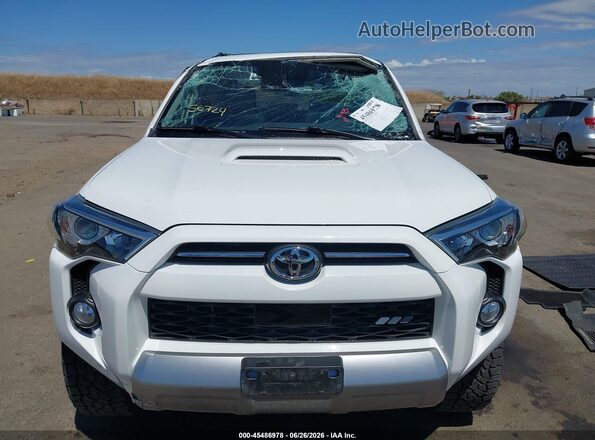JTEBU5JR2L5803466 2020 TOYOTA 4RUNNER White Widok zestawu wskaźników