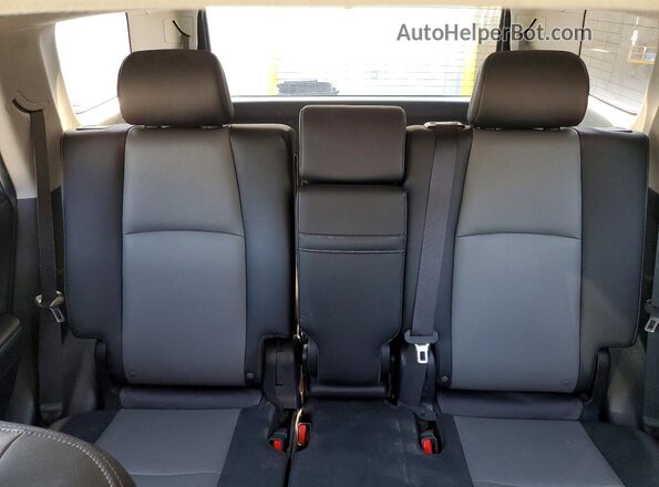 JTEBU5JR2L5825418 2020 TOYOTA 4RUNNER Blue Вид задніх сидінь