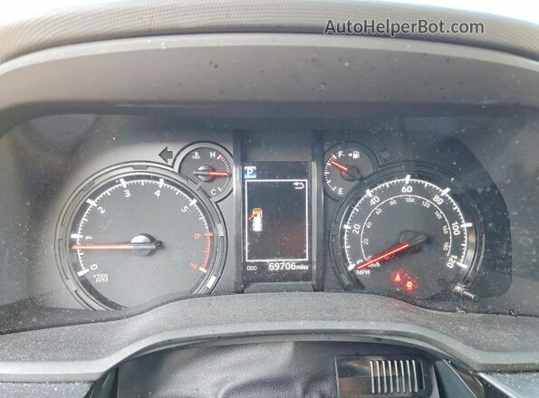 JTEBU5JR2L5825418 2020 TOYOTA 4RUNNER Blue Вид щитка приладів