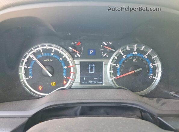JTEBU5JR3G5363666 2016 TOYOTA 4RUNNER Белый Вид щитка приборов