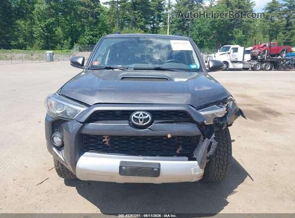 JTEBU5JR3J5527490 2018 TOYOTA 4RUNNER Gray Սալոնի հետևի տեսք