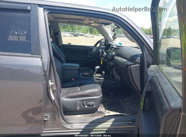 JTEBU5JR3J5527490 2018 TOYOTA 4RUNNER Gray Սալոնի դիմացի տեսք