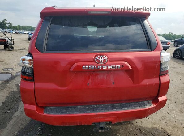 JTEBU5JR3K5629082 2019 TOYOTA 4RUNNER Red Vista trasera