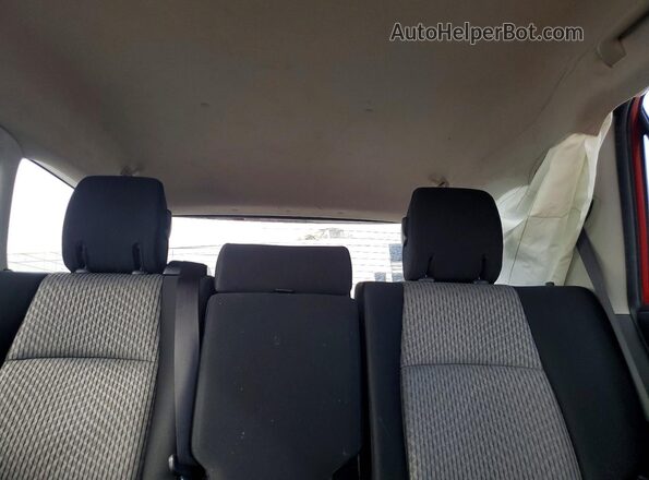 JTEBU5JR3K5629082 2019 TOYOTA 4RUNNER Red Vista de los asientos traseros