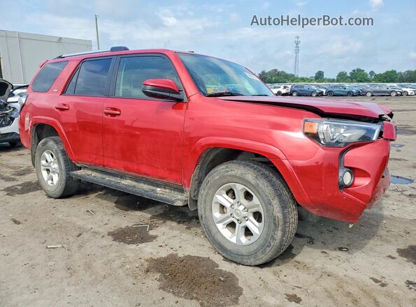 JTEBU5JR3K5629082 2019 TOYOTA 4RUNNER Red Delantero derecho