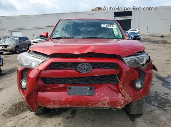 JTEBU5JR3K5629082 2019 TOYOTA 4RUNNER Red Vista frontal