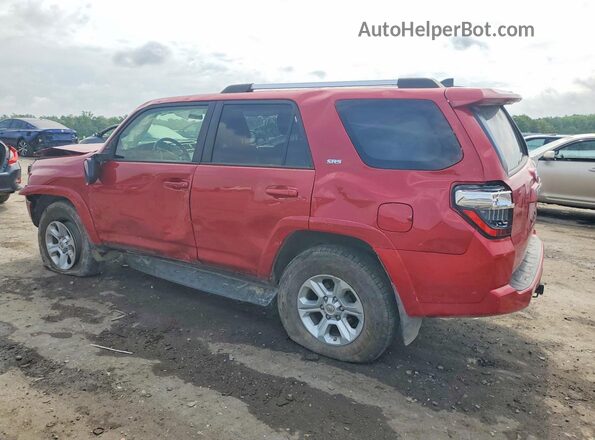 JTEBU5JR3K5629082 2019 TOYOTA 4RUNNER Red Trasero izquierdo
