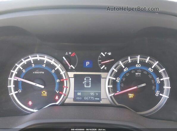 JTEBU5JR3K5733720 2019 TOYOTA 4RUNNER Gray Vista de los asientos traseros