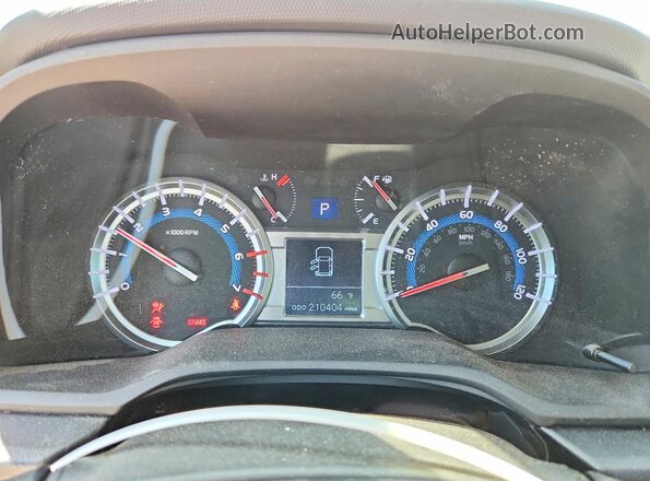 JTEBU5JR4G5285740 2016 TOYOTA 4RUNNER White Vista del cuadro de instrumentos