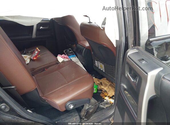 JTEBU5JR4H5445181 2017 TOYOTA 4RUNNER Black VIN კოდის სტიკერის ხედი
