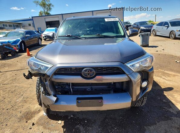 JTEBU5JR4K5620181 2019 TOYOTA 4RUNNER Gray Front view