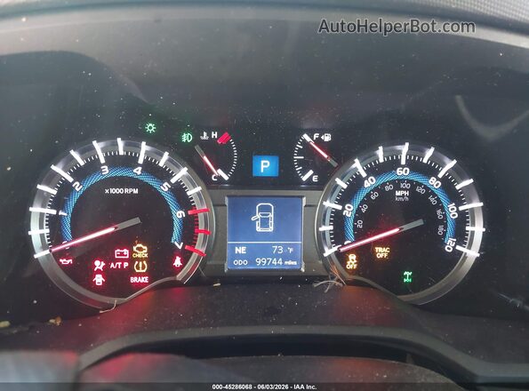 JTEBU5JR4K5658946 2019 TOYOTA 4RUNNER Silver Vista de los asientos traseros