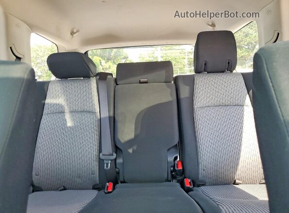 JTEBU5JR5H5447487 2017 TOYOTA 4RUNNER Black უკანა სავარძლების ხედი