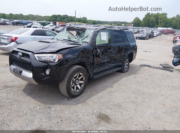 JTEBU5JR5K5719110 2019 TOYOTA 4RUNNER Черный Передняя левая четверть