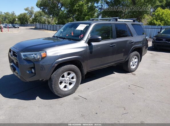 JTEBU5JR5L5816258 2020 TOYOTA 4RUNNER Gray წინა მარცხენა ხედი სამი მეოთხედიდან