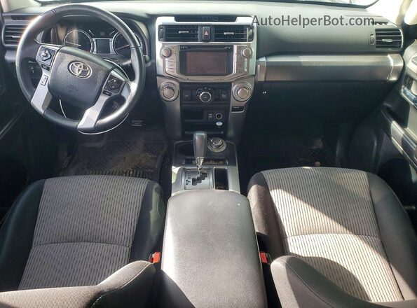 JTEBU5JR6J5484506 2018 TOYOTA 4RUNNER White წინა პანელის ხედი