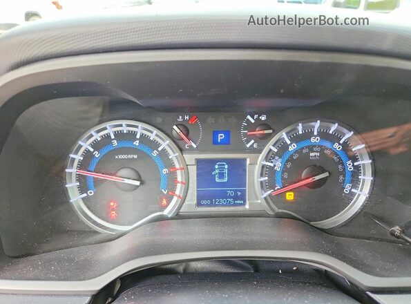 JTEBU5JR8H5456944 2017 TOYOTA 4RUNNER Charcoal Vista del cuadro de instrumentos